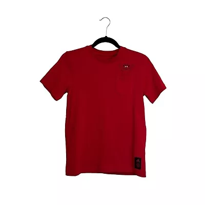 Adidas Manchester United Soccer Football Fred The Red Pocket Tee Boy Youth 11-12 • $8.49