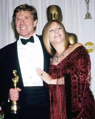 Barbra Streisand 8x10 Real Photo Robert Redford At Academy Awards • $10.99