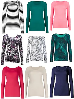 £7.99 • Buy Ladies Ex Marks & Spencer Heatgen Thermal Long Sleeve Top 6-22 Base Ex M&s