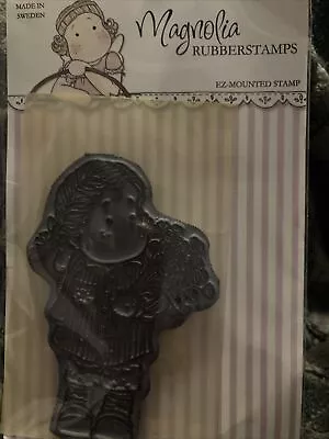 Magnolia Rubber Stamps Made In Sweden Girl Flowers Ponytail  • $9.99