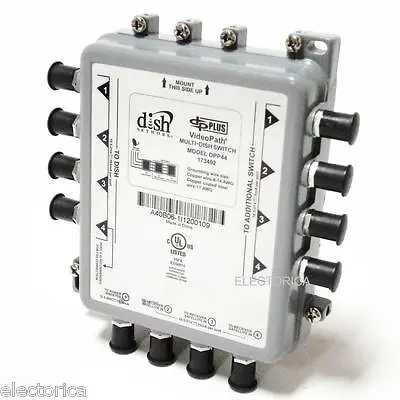 Dpp44 Dish Network Multi Switch Dp Lnb Satellite Dpp 44 4x4 Hd Switch Only Dp34 • $59.99