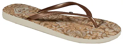 Roxy Bermuda Print Sandal - Peach Cream - New • $24