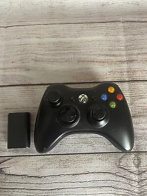 $16 • Buy Lot Microsoft Xbox 360 Black Wireless Controller Genuine OEM PARTS & Extra Batt
