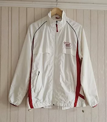 Vintage Virgin London Marathon Red & White Training Jacket Size Small • £4