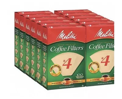 MELITTA Filter Coffee No. 4 Cone 12 X 100 Pack Zoro #:G7490819 Mfr #: 624602 • $75