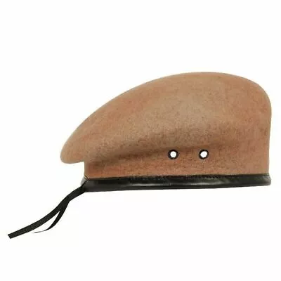 Men Wool Blend Military Berets Cap Army Hat Soldier Fancy Dress Adjustable Retro • $13.16