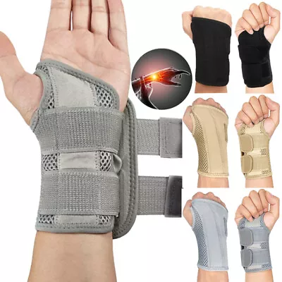 Left Right Wrist Hand Support Brace Splint Carpal Tunnel Sprain Arthritis Daily • £11.79