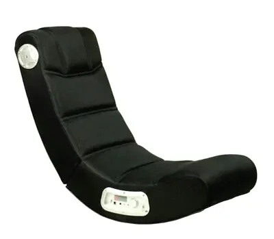 XRocker Impact Gaming Chair Sound Rocker Black Fold Away For Easy Storage  • $99.99