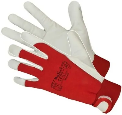 £4.32 • Buy Work Gloves Hand Protection Goatskin Welding,Mechanics,Tradesman,Farmers,DIY