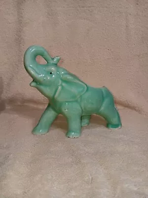 Vintage Elephant Planter Seafoam Green • $12.50