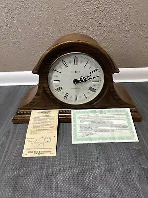 VINTAGE 1970s Howard Miller 613-103 Westminster Chime Mantle Clock W/ Directions • $135