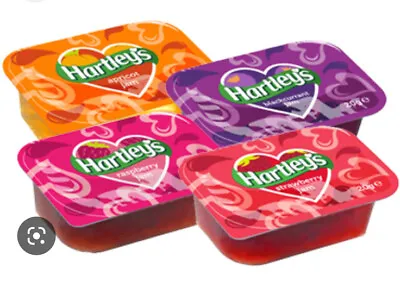 £4.29 • Buy Hartleys Jam 16 Portions Raspberry Strawberry,Blackcurrant,Apricot Exp7/2023