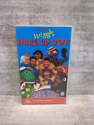 The Wiggles - Wake Up Jeff VHS Movie Video Cassette Tape • $20.90