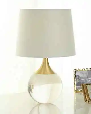 Regina Andrew Fluted Crystal Ball Lamp In Gold • $169