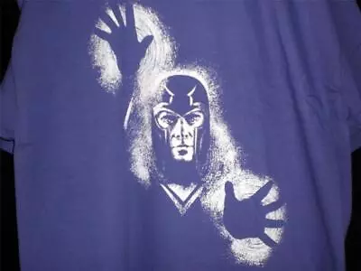 TeeFury Magneto LARGE  Magnus  X-Men Tribute Shirt PURPLE • £13.49