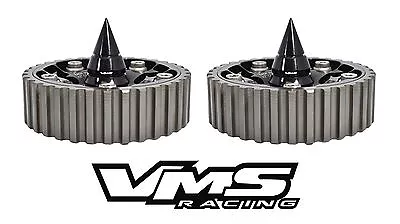 Vms Racing Cam Gear Bolts W/ Spikes Black For Honda Preldue Dohc H22 H23 • $30.95