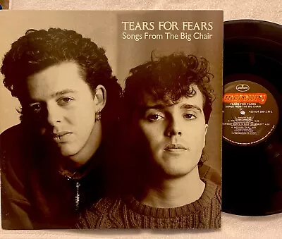 Tears For Fears : Songs From The Big Chair  Vinyl Record ORIGINAL 1985 PRESSING • $49.99