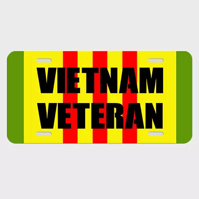 Vietnam Veteran Patriot License Plate Tag METAL Car Automobile LM024 • $16.79