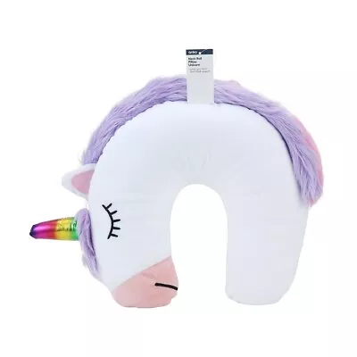 $12.10 • Buy Neck Roll Pillow Unicorn Children Neck And Head Support Travel Comfortable Pillo