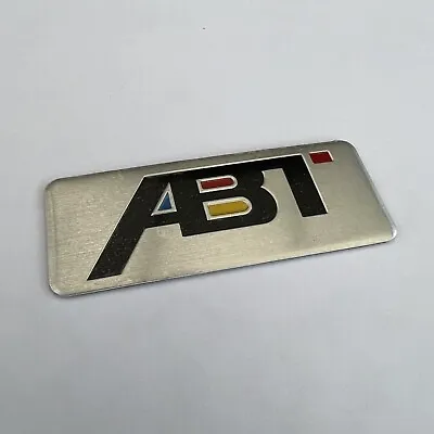 ABT Sportsline Silver Aluminium Badge  • £8