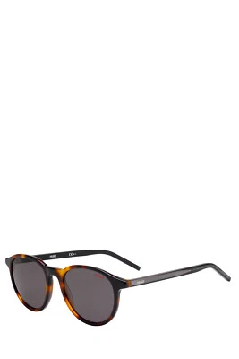 $2.71 • Buy RRP€200 HUGO HUGO BOSS Round Butterfly Sunglasses Logo Tortoiseshell Moulded
