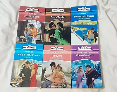 Mills & Boon Romances * 6 Book Collection * All In Very Good Condition (lot 4) • £10.95