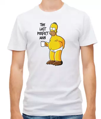 Simpsons Characters Homer Simpson Short Sleeve  T- Shirt Men G095 • £9.51