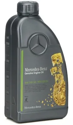 1 Lt Liter Engine Oil 100% Synthetic Original Mercedes Benz 5W30 MB 229.51 • $18.60