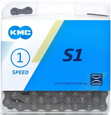 KMC S1 Bike Chain 1/2 X1/8  112L 8.6mm Brown Single-Speed BMX Cruiser Fixed Z410 • $7.30
