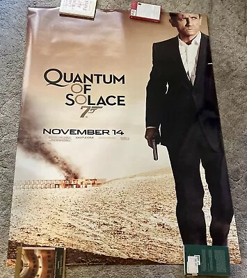 Quantum Of Solace Bus Shelter Poster James Bond 007 Craig 70x48 Inches 2008 • $200