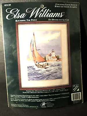 Elsa Williams Rounding The Point Cross Stitch Kit #02139 NEW/Sealed Sailboat • $24.95