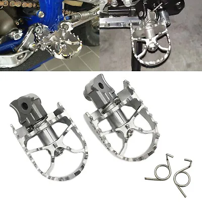 Wide Enduro Foot Pegs Footrest For SUZUKI DL1000 V-Strom 2015-2019 2017 2018 16 • $69.86