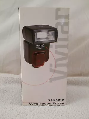 Vivitar 730AF C Auto Focus Flash (NEW IN BOX) For All TTL Camera Modes For Canon • $9.99