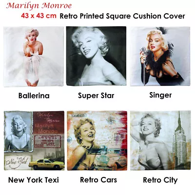 Marilyn Monroe Ballerina Square Cushion Cover • $25.65