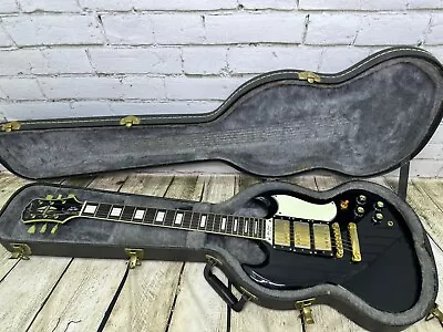 Epiphone G-400 SG Les Paul Custom Black W/Hardcase • $699.90