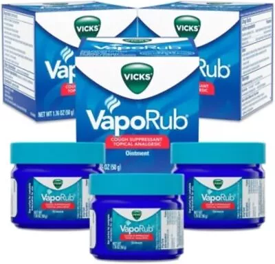 Vicks VapoRub Chest Rub Ointment Relief From Cough Cold Aches & Pains With • $40.99
