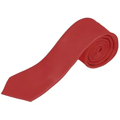 Men's Solid Color 2 Inch Wide And 57 Inch Long Slim Neckties • $13.99