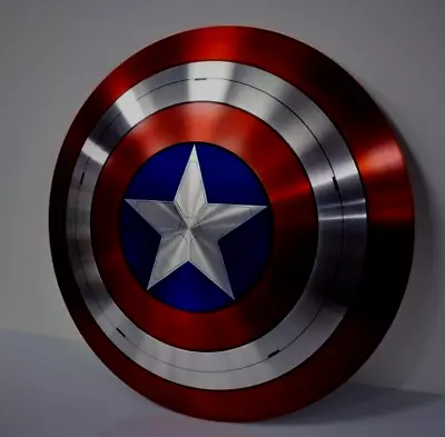 1:1 Alloy Metal Shield Captain America Marvel Legends 75th Anniversary Avengers • $111.25