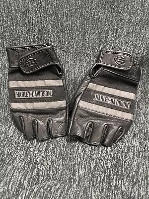 Harley-Davidson Men's Centerline Fingerless Gloves Black -98250-13VM Size Small • $25