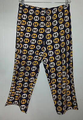 Michigan Wolverines Lounge Pants Adult Large Short 24  Inseam See Pictures NCAA • $4.99