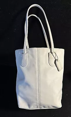 Vintage COACH #4068  Lunch Tote  Rare White Leather Bag - Rehabbed Made In USA • £72.28