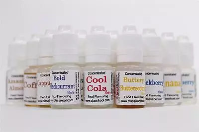 Classikool 10ml Favourite Food Flavouring Sets Professional Concentrated & Tasty • £8.99