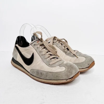 $136 • Buy RARE Vintage 1970’s Nike Oceania Men’s Running Shoes Sneakers Tan Black Size 9