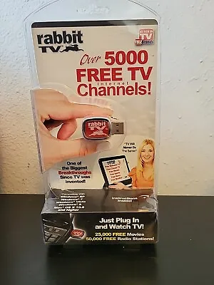 Telebrands Rabbit Tv Usb Stick Clamshell 5000+ TV Internet Channels • $10.38