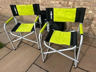 Pair Of Brunner Outdoor Camping Captain Chairs With Storage Bag • £60