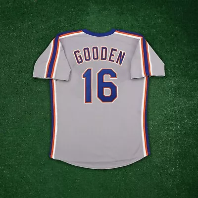 Dwight Gooden 1988 New York Mets Grey Road Men's Cooperstown Throwback Jersey • $149.99