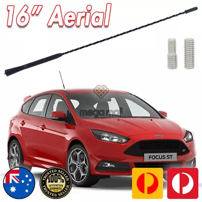 Antenna / Aerial For Ford Focus St Fiesta  Xr5 Transit Custom Puma Whip 16 Inch  • $29.99