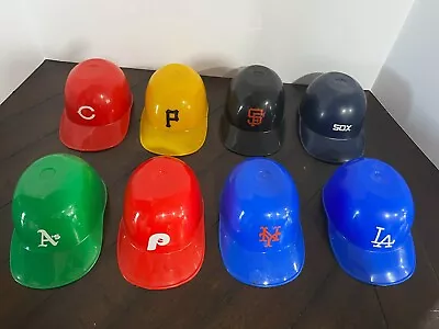 Lot Of 8 Vintage Laich MLB Baseball Mini Helmet Ice Cream Bowls Souvenir 5” • $20