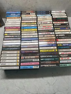 Vintage Various Artist Audio Music Collection Cassette Tapes - Set Of 99 • $30.88