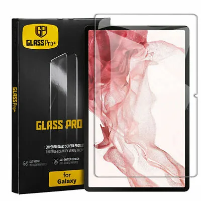 $11.75 • Buy Tempered Glass Screen Protector For Samsung Galaxy Tab S8+ Plus S8 Ultra S7 FE